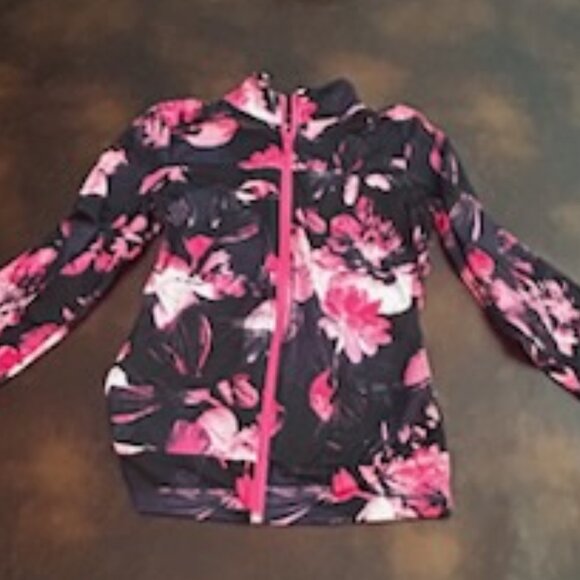 NWOT Energie Floral Shaping  Athletic Jacket Full Zip Front - Picture 10 of 10